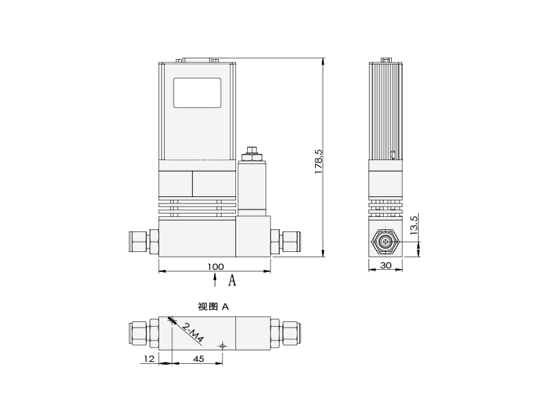 高溫型質(zhì)量流量計(jì)/控制器